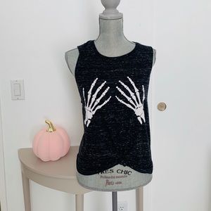 Skeleton Hands Halloween Tank